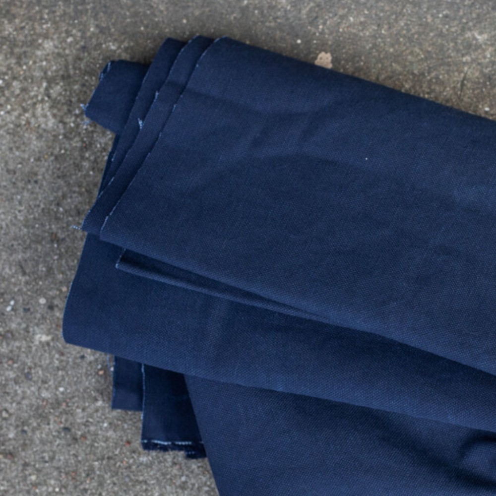 Heavy washed Canvas navy