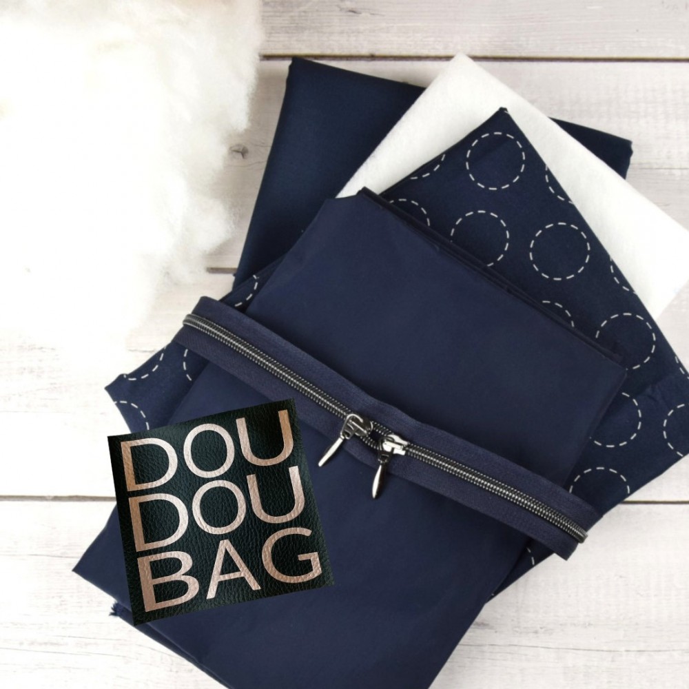 Stoffpaket Doudou-Bag blau