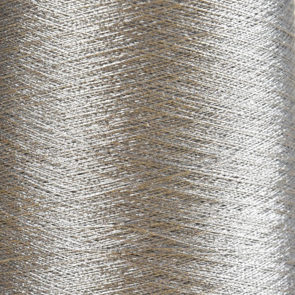 Overlock-Garn Silber metallic