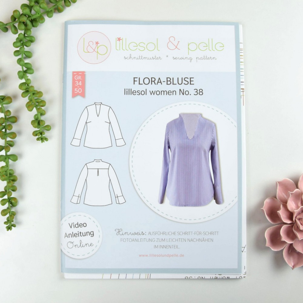 Schnittmuster Bluse Flora...
