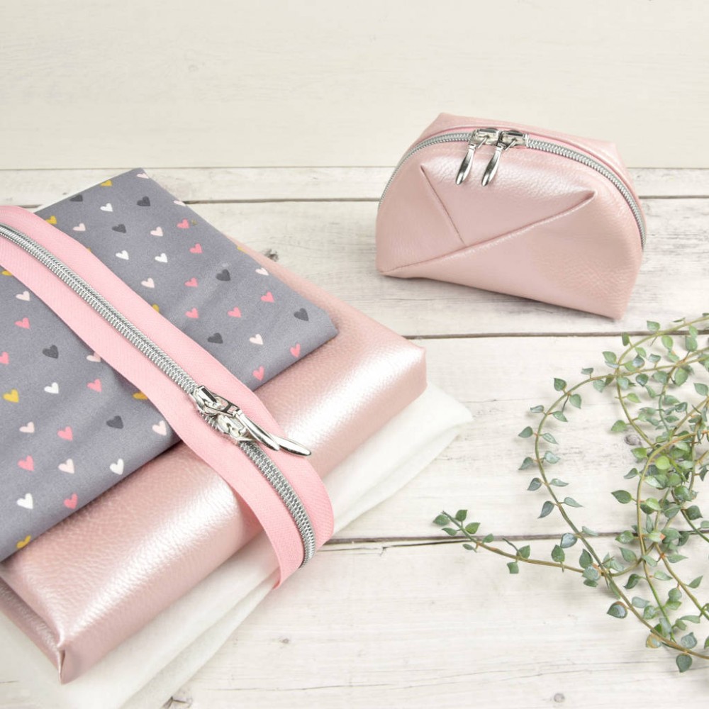 Stoffpaket Geo-Bag Hearts rosa