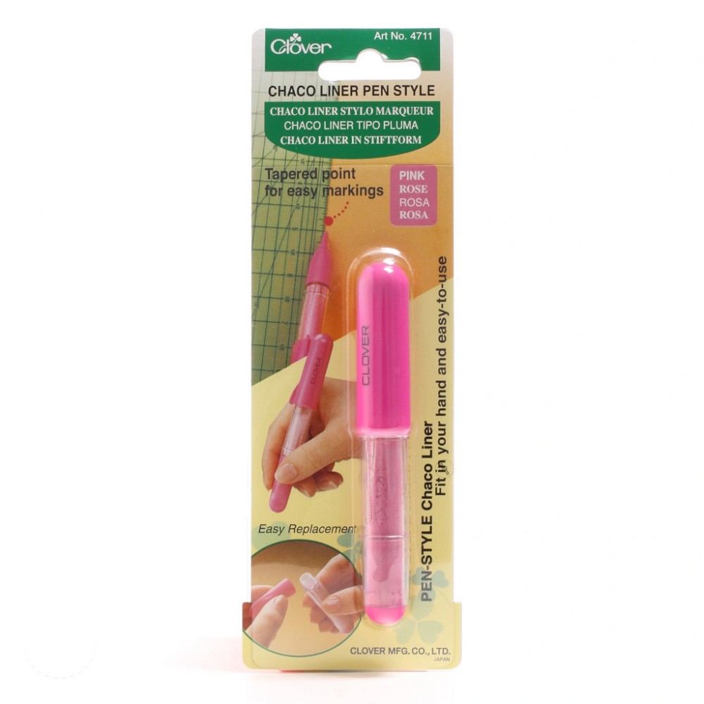 Clover Chaco Liner Pen pink